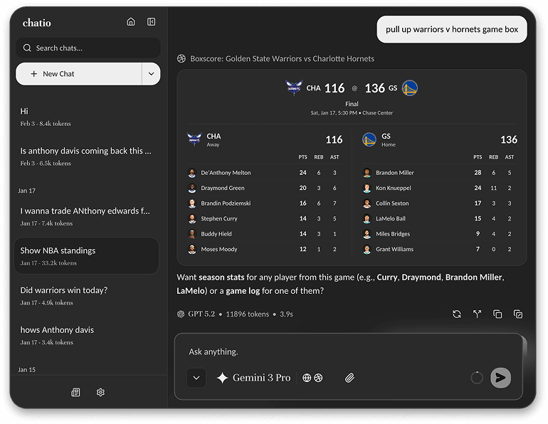 Chatio Chat app screenshot